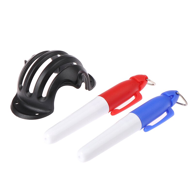 1Set Golf Ball Alignment Identification Tool Putt Positioning Ball Golf Line Marker Golf Training Template Alignment Mark Tool: Black