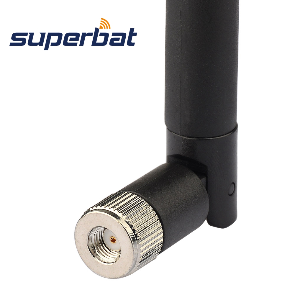 Superbat 2.4GHz 15dBi WiFi Router Antenna RP-SMA spina (pin femmina) connettore inclinazione-girevole Wireless LWU