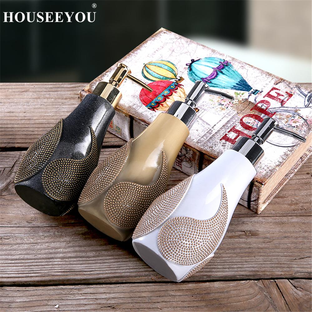 Hand Pump Liquid Soap Dispenser Bathroom Kitchen Sink Shampoo Sanitizer Bath Shower Gel Press Lotion Bottle Washing