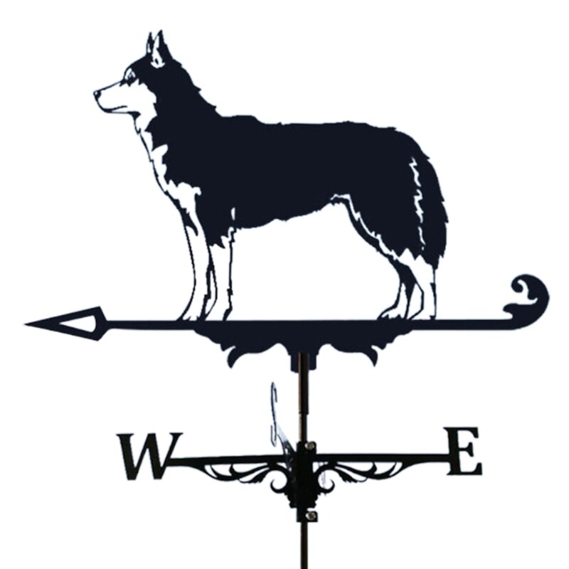 Farba w sprayu ze stali nierdzewnej ogrodnictwo ogród kierunek znak pogoda wiatrowskaz retro U90A: 4