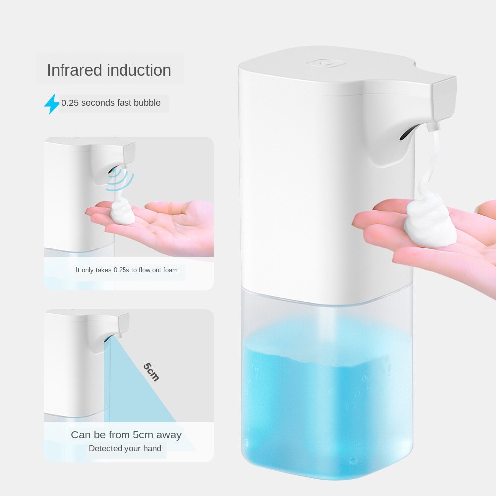 Baseus Intelligente Automatische Zeepdispenser Inductie Schuimende Hand Wassen Apparaat Voor Keuken Badkamer Handwasmachine Smart: 350ml A