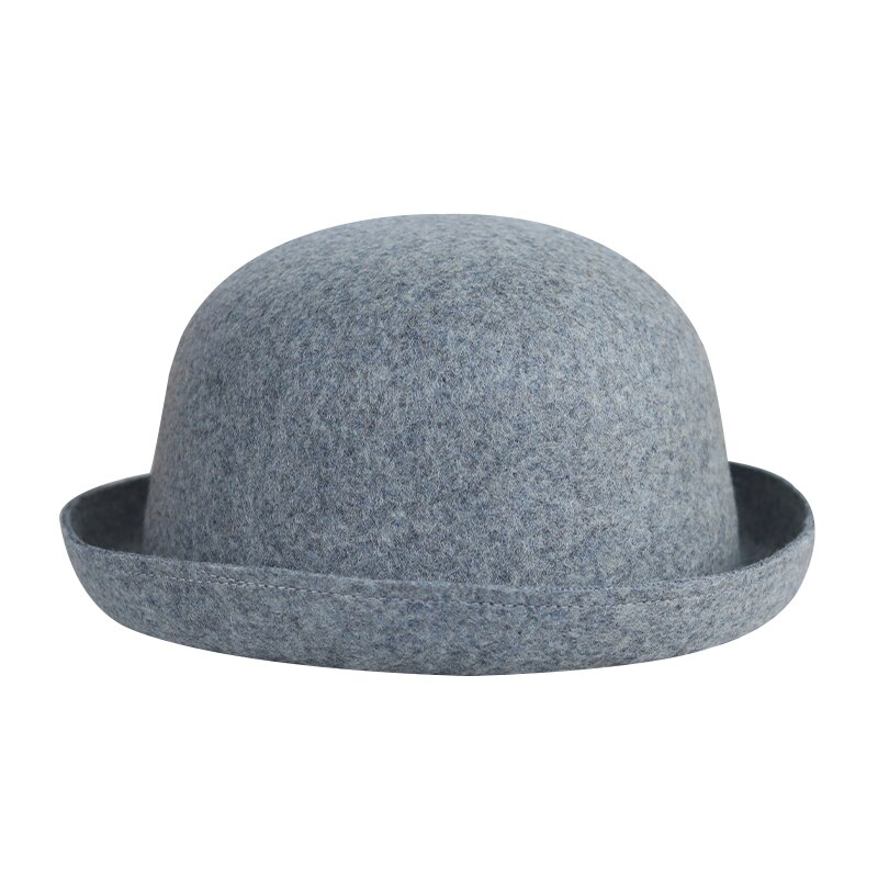 Chapeau rond polyvalent pour femme, chapeau à bord court, à la , pour l'extérieur, printemps et automne: Grey