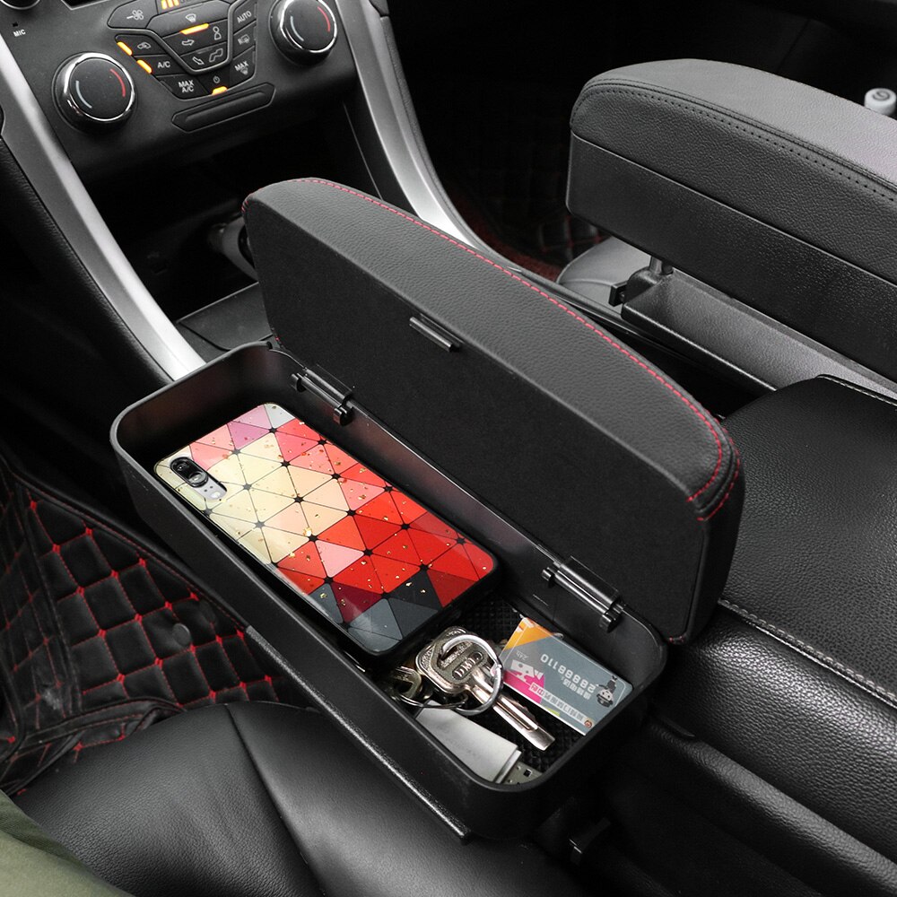 Support universel réglable de coude de repos de bras de Console centrale de voiture de boîte d'accoudoir de voiture d'organisateur d'écart de siège automatique