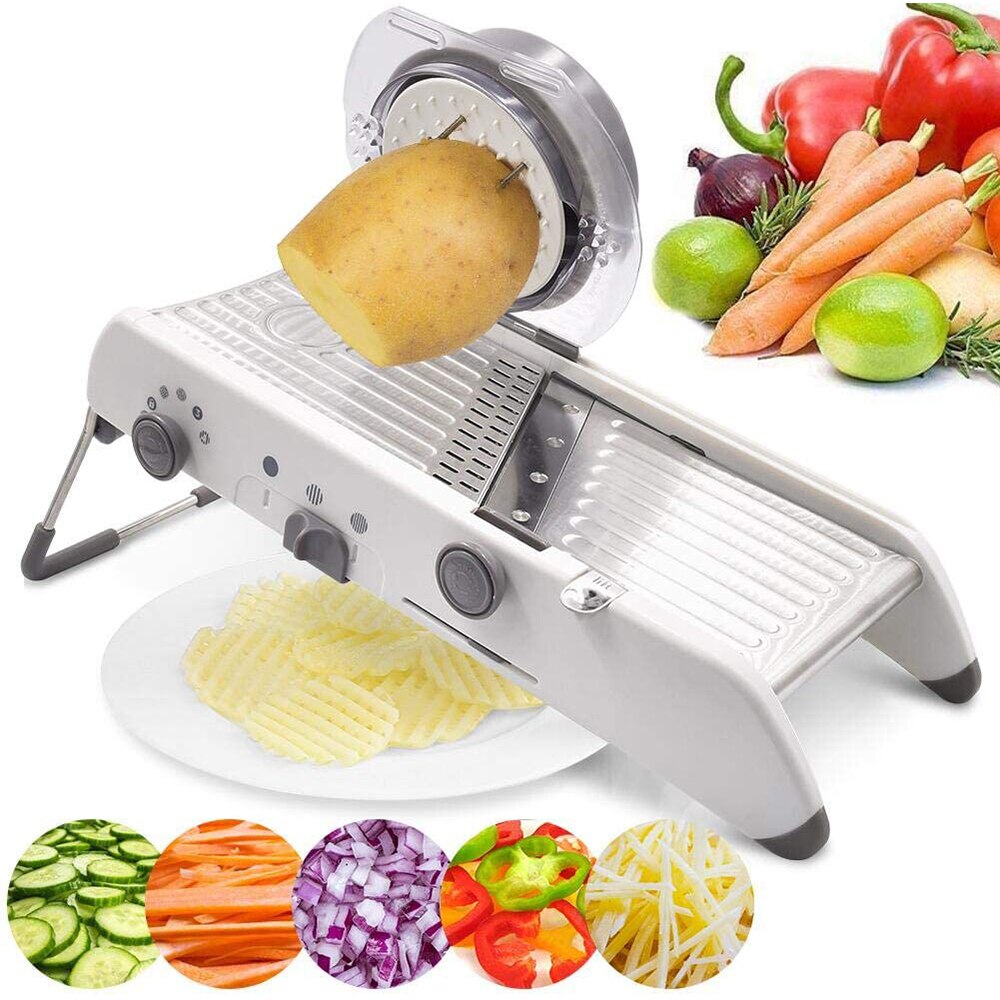 Mandoline Slicer Handleiding Groente Cutter Professionele Rasp Met Verstelbare 304 Roestvrijstalen Messen Groente Keuken