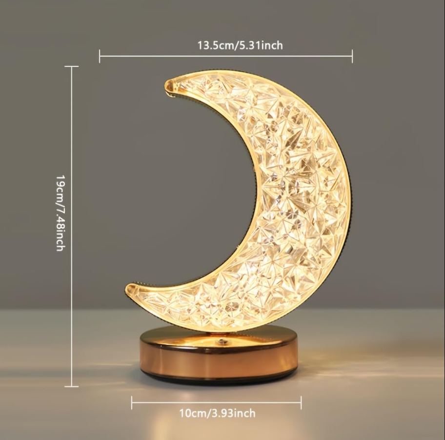 Luz Led recargable, luz ambiental para mesita de noche, lámpara de lectura de libros, luz de ambiente inalámbrica, decoración de cumpleaños para sala de estar: Morado