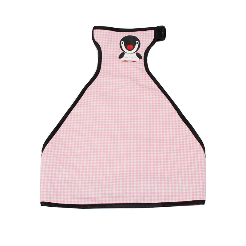 Couverture de ventre pour chien, tissu respirant, Anti-salissure, bandes de ventre imperméables, tissu lavable pour animaux de compagnie, tablier d'intérieur et d'extérieur pour chien, Costumes pour animaux de compagnie: Rose / L