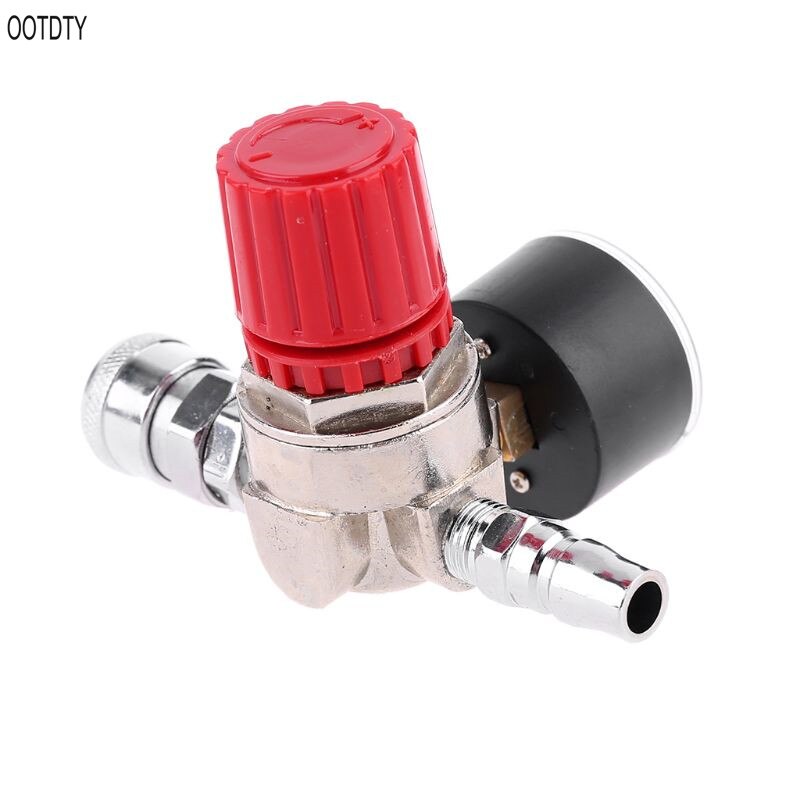 Pressure Regulator Switch Control Valve Gauge with Male/Female Connector for Air Compressor Air Pump Accessories B03D