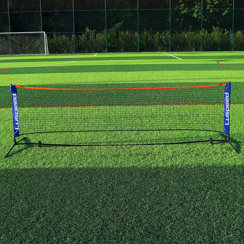 Portátil Folding Standard Professional Badminton Net, Indoor e Outdoor Sports, Voleibol, Treino de Ténis, Square Mesh