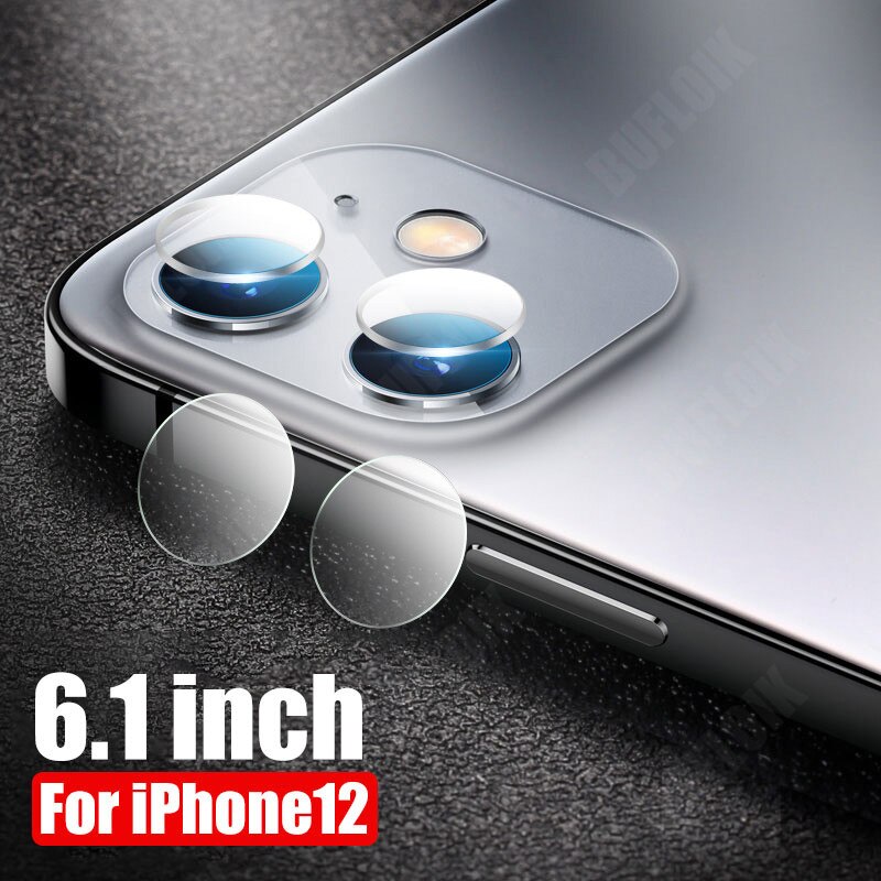 3Pcs Camera Bescherming Glas Voor Iphone 11 12 Mini Pro Max X Xr Xs Max Screen Protector Voor Iphone 11 Pro 7 8 Plus Se Lens Glas: For iphone 12