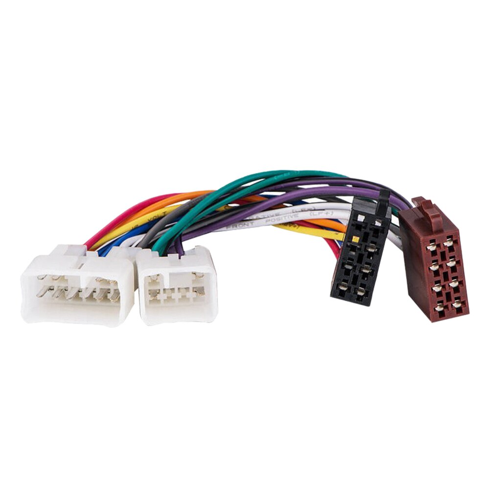 Bil ledningskabel adapter for toyota / iso stereo ledning kabel pluggkontakt enkel installasjon