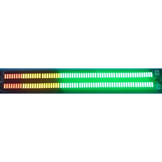 Lumière LED stéréo à spectre musical, indicateur de niveau Audio, amplificateur VU mètre pour lecteur de voiture, lumière d&#39;ambiance, Volume de rythme: 64 Multi mode B