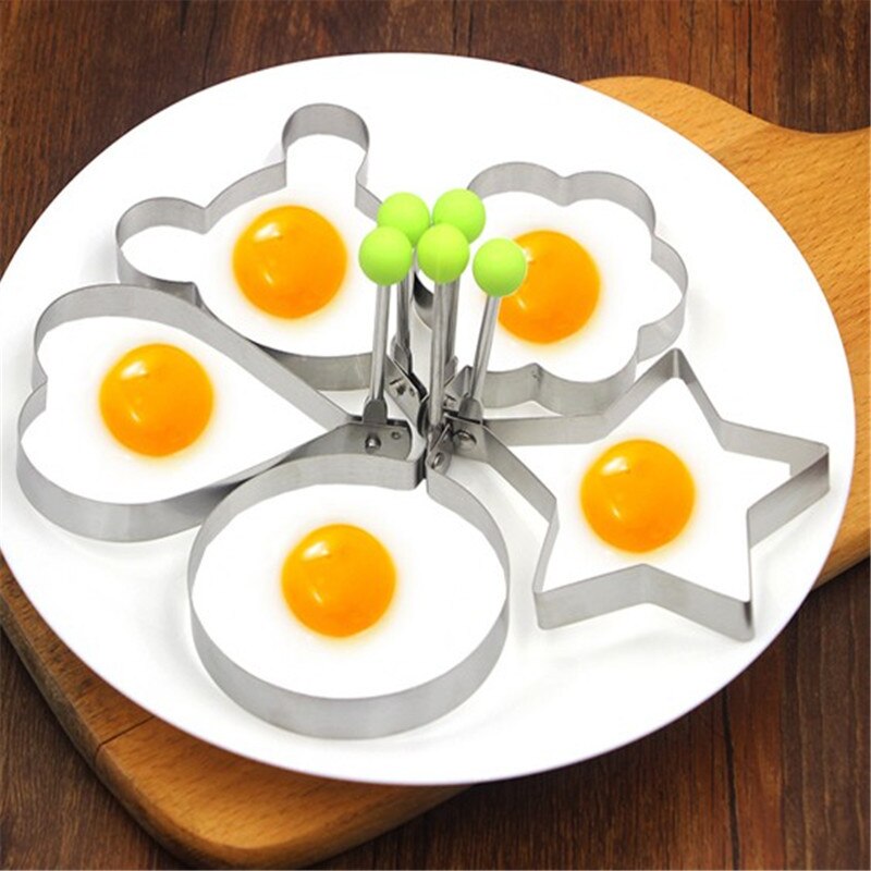 Edelstahl Spiegelei Pfannkuchen ehemalige Küche Kochen Zubehör Kuchen bilden Küche Kochen Spielereien Zubehör Gerät Ringe