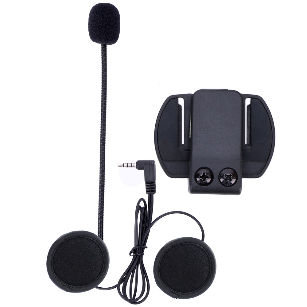 Microfoon Oortelefoon & Intercom Metalen Clip Beugel Alleen Pak Voor V4 V6 Motorhelm Intercom Bluetooth Headset Interphone