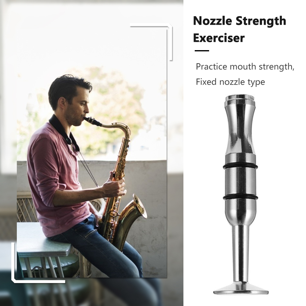Rvs Trompet Mond Sterkte Trainer Mondstuk Mond Sporter Gereedschap Trombone Klarinet Praktijk Aids