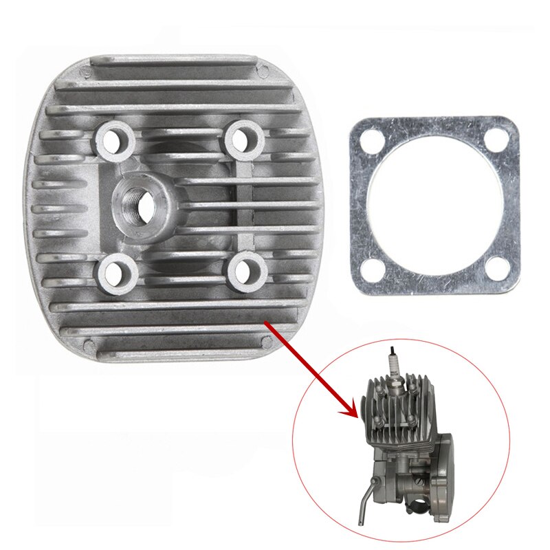 4-Pack Cylinder Head Cover Studs & Nuts – 8mm, For 49cc 66cc 80cc Motorized Bike Engines