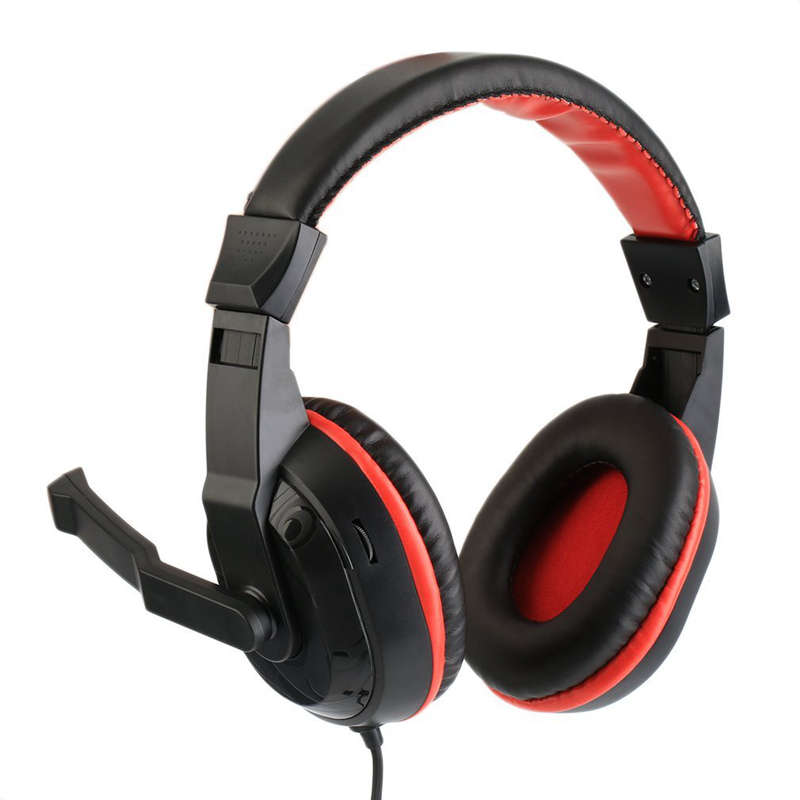 3.5 Mm Top Verstelbare Game Gaming Hoofdtelefoon Stereo Type Ruisonderdrukking Computer Pc Gamers Headset Met Microfoons