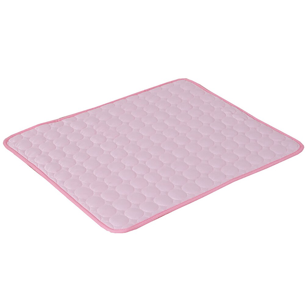 Hond Mat Koeling Zomer Katten Honden Koud Nest Mat Huisdier Koel Kussen Sofa Ademend Kussen Zomer Hond Bed Koeling slapen Mat: Pink / XL 100x70cm