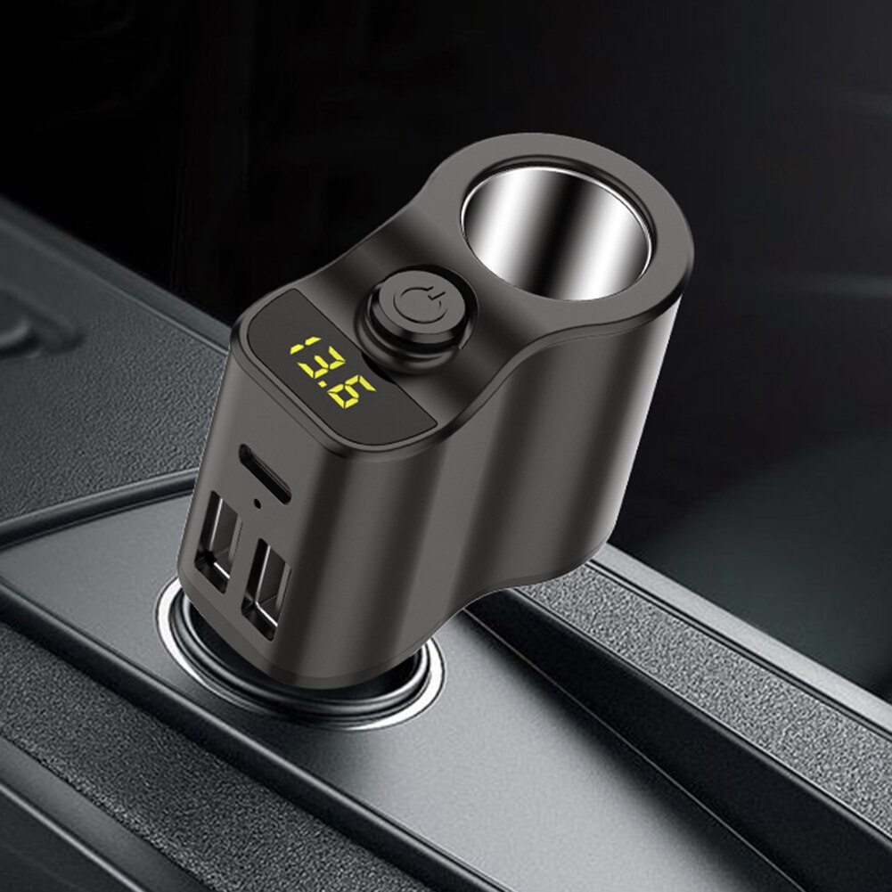 3.1A USB Car Fast Charger for 12V-24V Cars Dual USB Mobile Phone Charger Power Outlet with Digital Display Car Accessories
