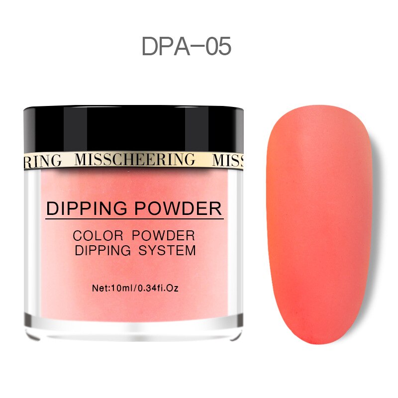 Ongles paillettes couleur mate dégradé Nail Art poudre sans lampe Cure ongles Art décorations: DPA-05
