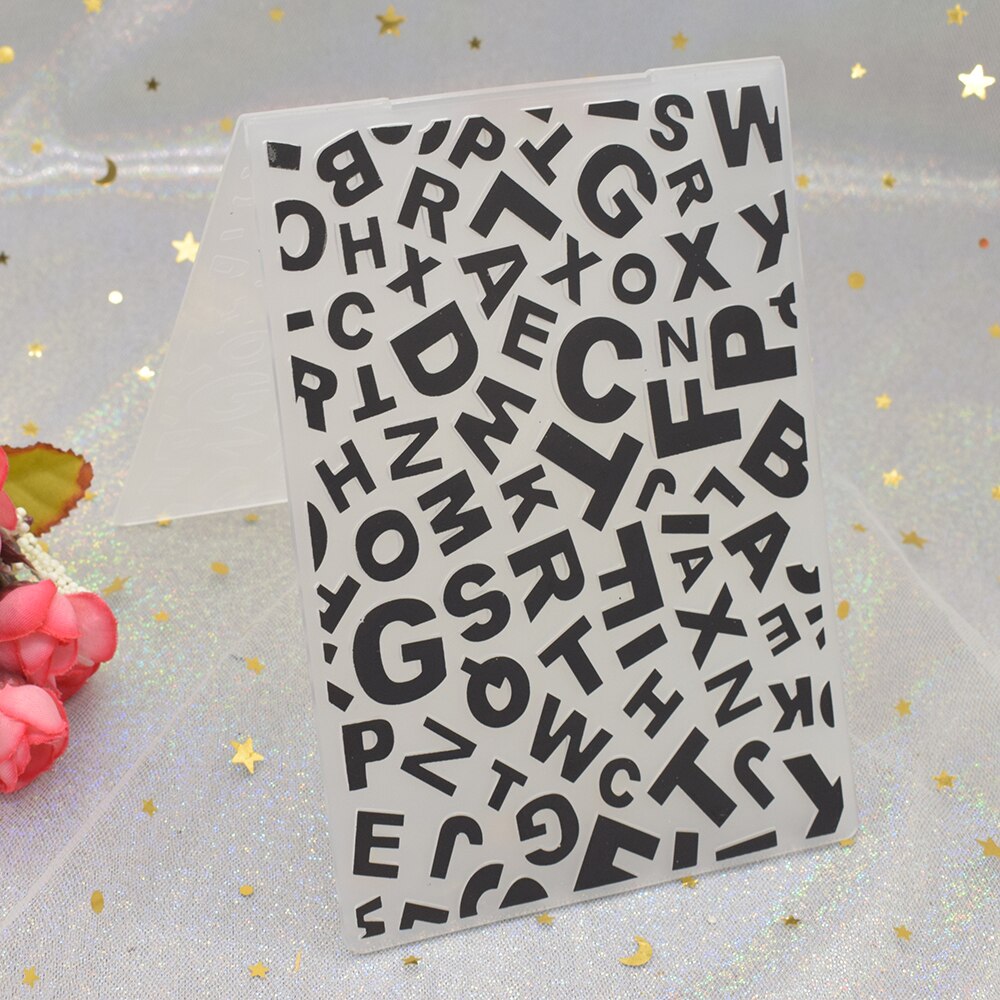 Hying Plastic Embossing Folders For Card Making, 3D