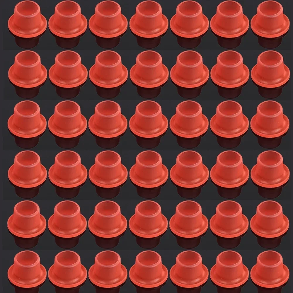 100-10Stck Wasserhahn Auslaufsichere Dichtung 4-punkt PPR Silikon Dichtung Ring Dichtung Dreieck Ventil Schlauch sanitär passend zu Stecker: Orange / 3,1mm
