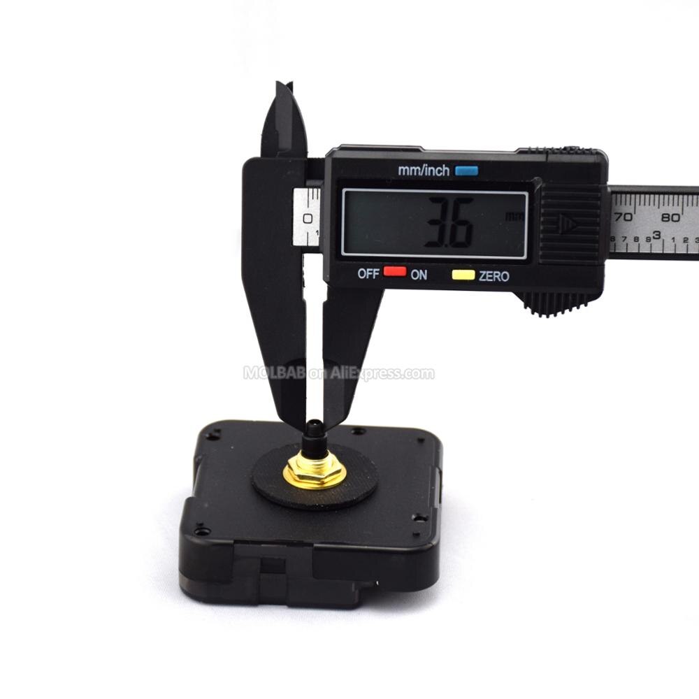 14mm Shaft Quiet Sweep Quartz Clock Movement Parts YOUNGTOWN 12888st DIY Wall Timepiece Mechanism Horologe Repair Accessories