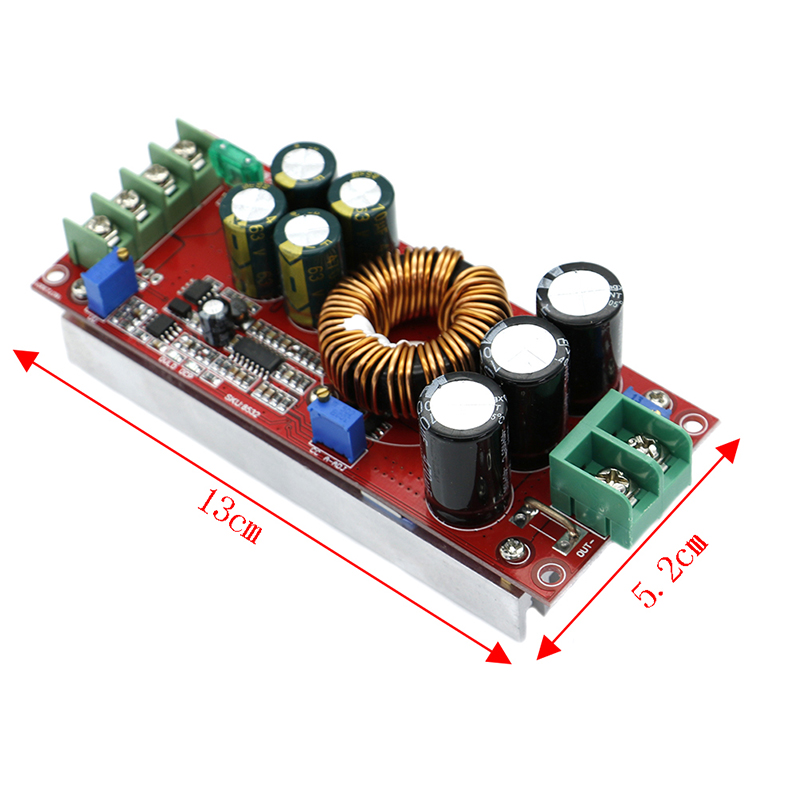 DC-DC Converter 20A 1200W Step Up Step Down Buck Boost Module 8-60V To 12-83V
