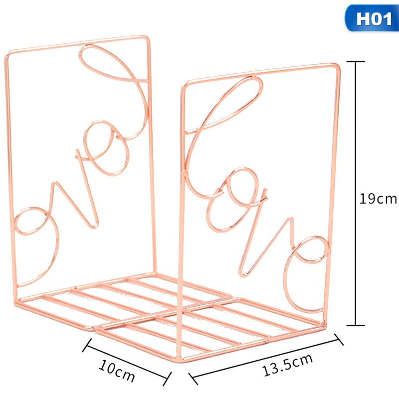 Nordique ins Style multifonctionnel Portable bibliothèque de lecture en métal support de livre pliable Document support de livre accessoires de bureau: 1