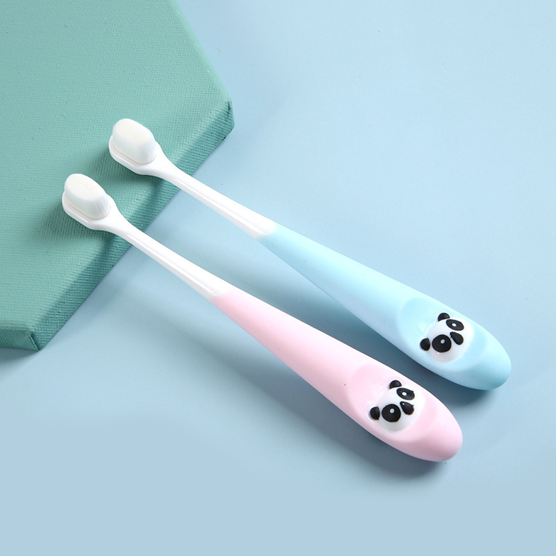 0-3 anni bambini spazzolino morbido spazzolino da denti per bambini cartone animato manico spazzolino cura orale spazzolino da denti bambini sani