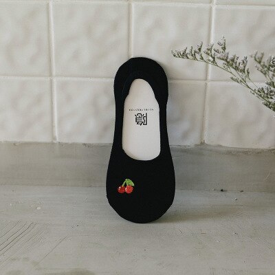 Avocado Fruit Onzichtbare Sokken Zomer Korte No Show Antislip Boot Slipper Low Cut Vrouwen Mannen Sokken Gelukkig Grappig casual Sokken: 1