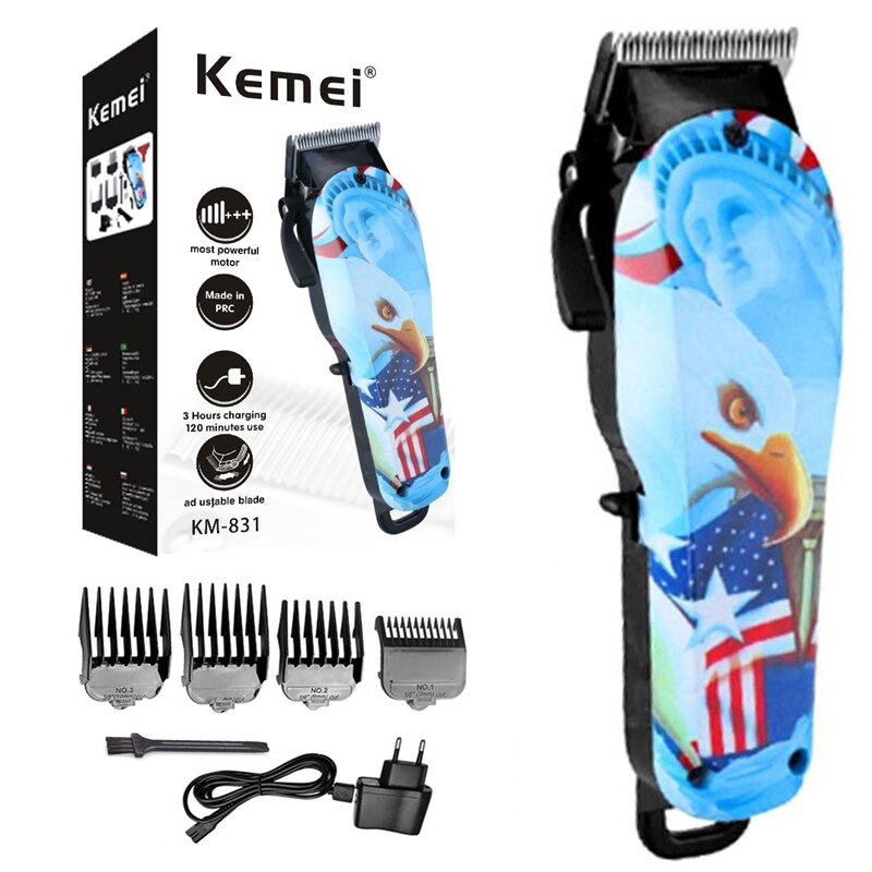 Original adjustable powerful rechargeable hair clipper cirdless electric beard trimmer for men hair trimmer haircut machine