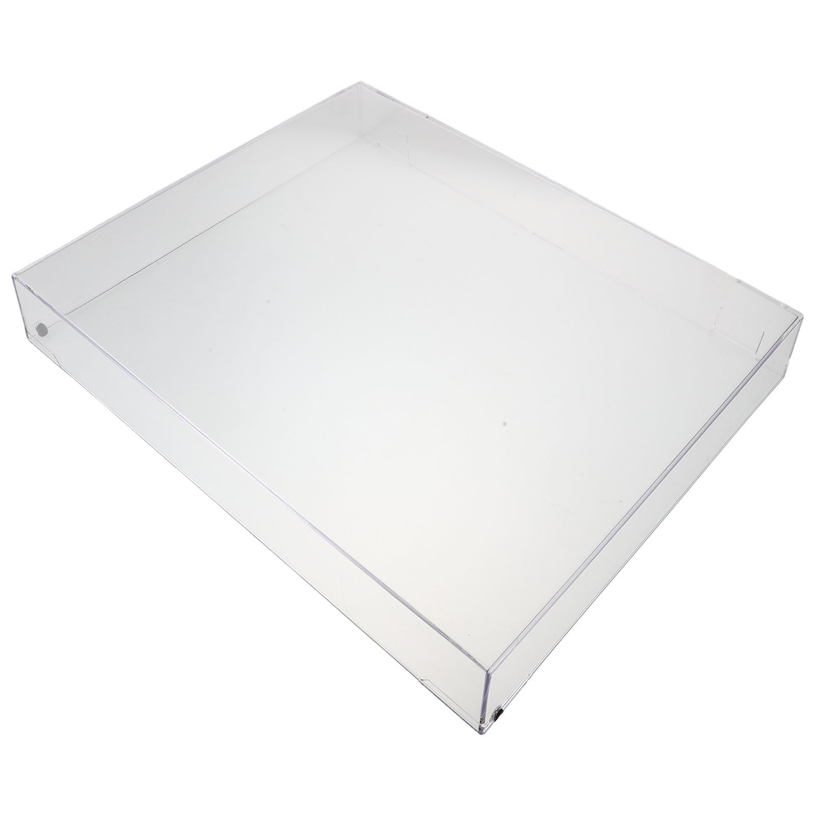 Klare Acryl-Plattenspieler-Staubschutzhülle, Schutzhülle für Plattenspieler, Schutzabdeckung für Vinyl-Plattenspieler, Schutzschild für Heim-Audio-Setups