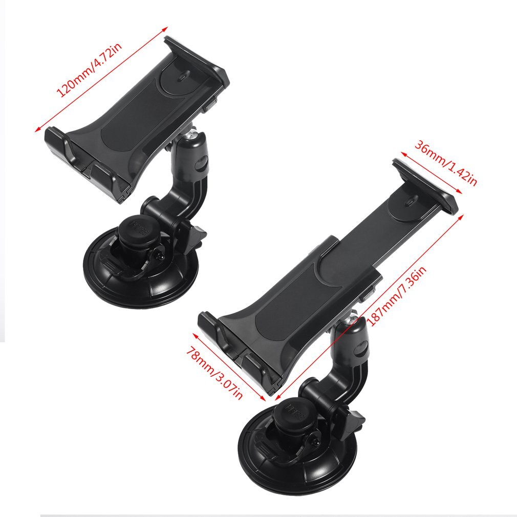 Windshields Adjustable Universal ABS Tablet Car Mount Holder For All 7-10 inch Tablets 360 Degrees Rotation Durable