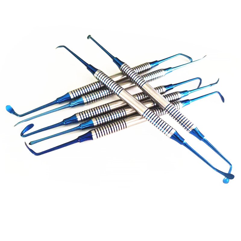 7Pcs Dental Implant Sinus Lift Lifting Elevator Instrument Tool Stainless Steel Double Ends Autoclavable
