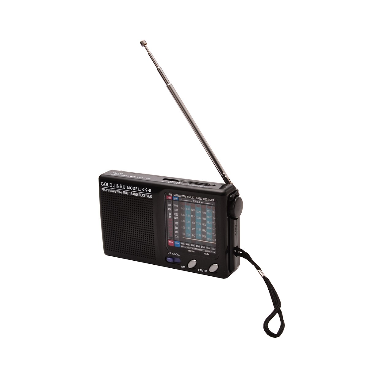 Mayitr 1pc Full World Band DSP FM Stereo/MW/SW Radio Receiver Portable for Elder Adult