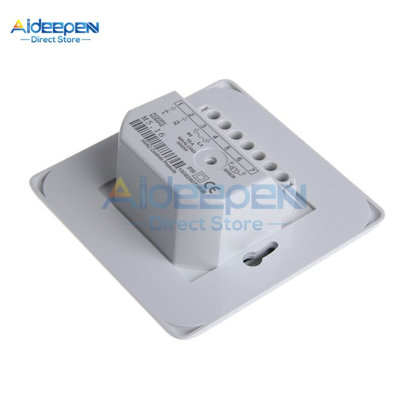 220v 230v 16a elektronische vloerverwarming kamerthermostaat vloerverwarming temperatuurregelaar warme regelaar schakelaar voor smart home