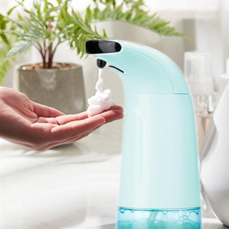 Automatisk såpedispenser berøringsfri sensor infrarød skum såpedispenser induksjon håndsåpe flaske skummende dispenser bad