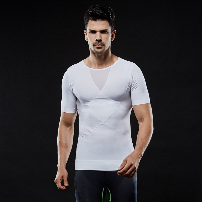 foreign trade clothing men's shirt seamless upgrade version of strong mesh vest men's clothing outdoor fitness clothing