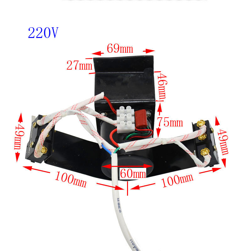 1 set Incubator Automatic Egg Turning System 220V/110V 100cm Chain Industrial Turn Dense Eggs Motor With: Default Title