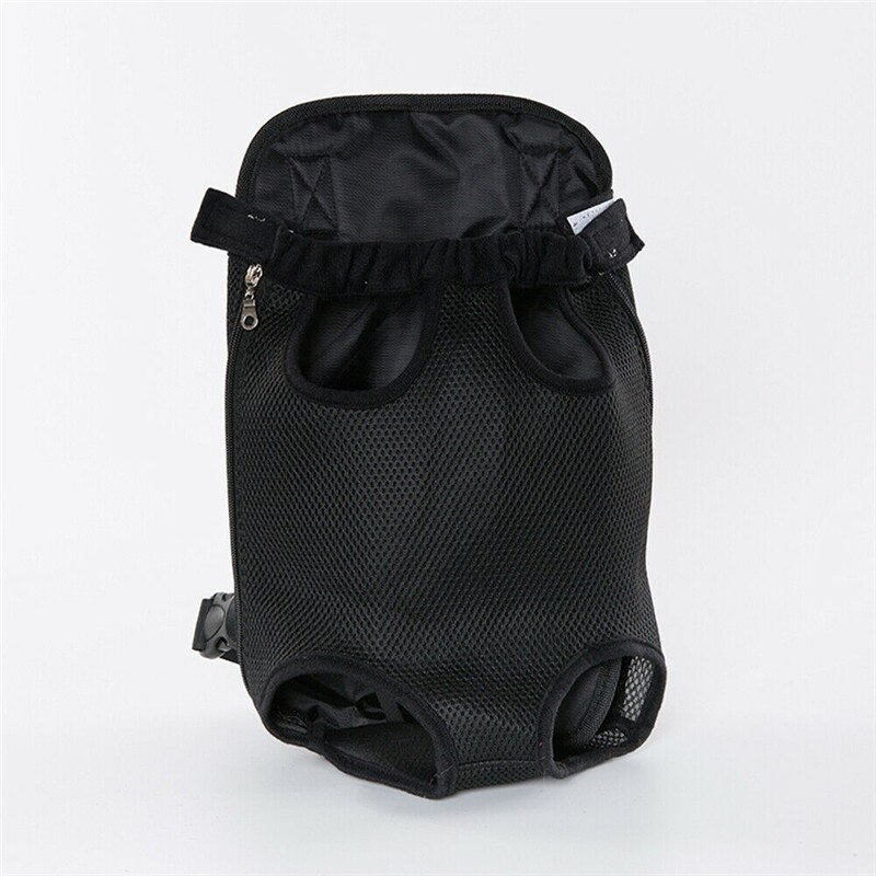 Legs Out Front Pet Dog Cat Carrier Hands-Free Adjustable Backpack Travel Bag Small Medium Puppy Doggie Kitty Cat Outdoor Use: Black L