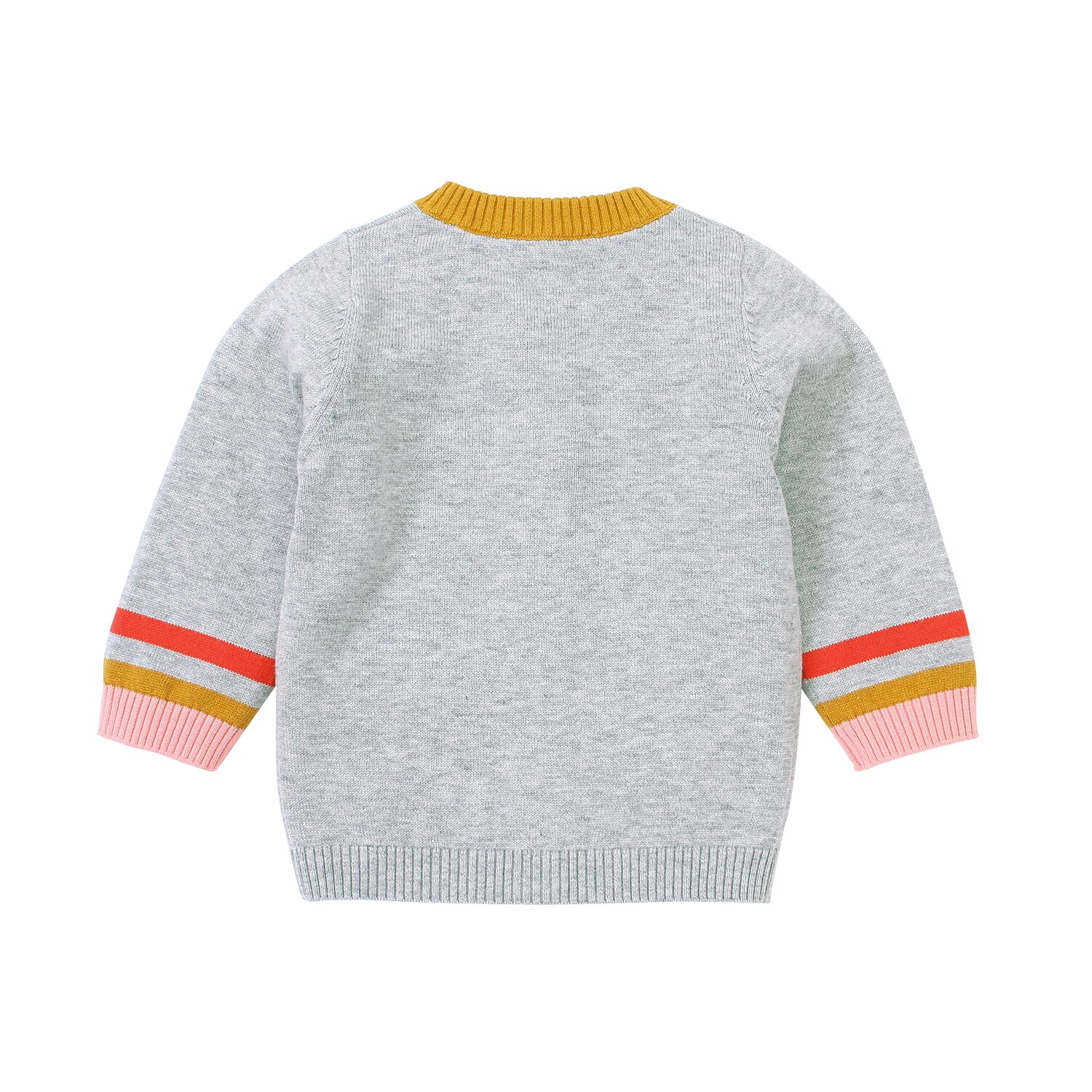 Emmababy kinderen breien enkelrijs herfstjas ronde hals lange mouwen casual cartoon truien