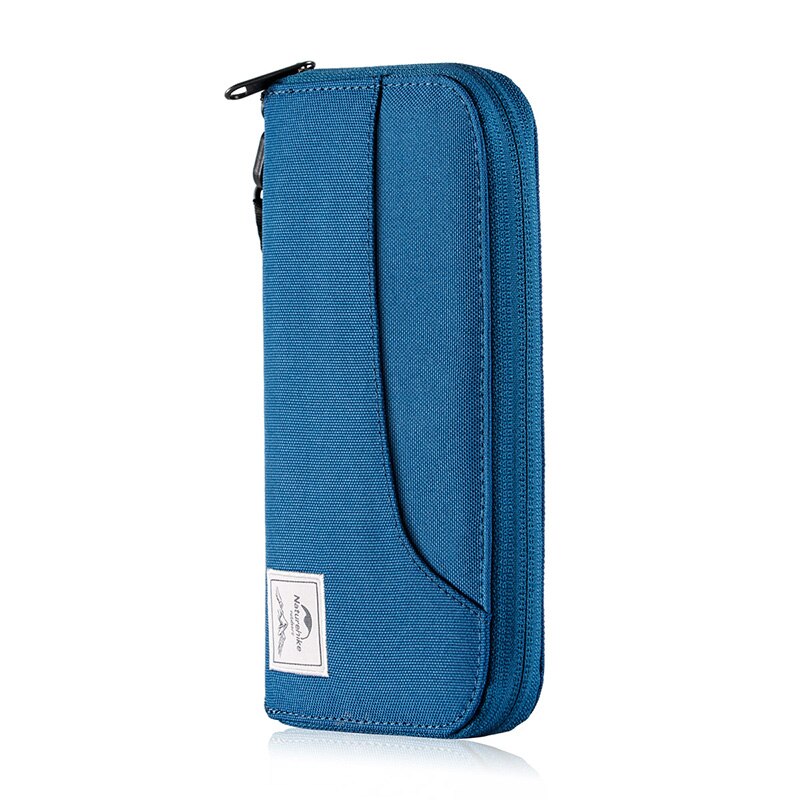 Naturehike Rfid Paspoort Reizen Portemonnee Rfid Paspoort Portemonnee Waterdichte Passport Case Paspoort Organizer Met Rits: Blue