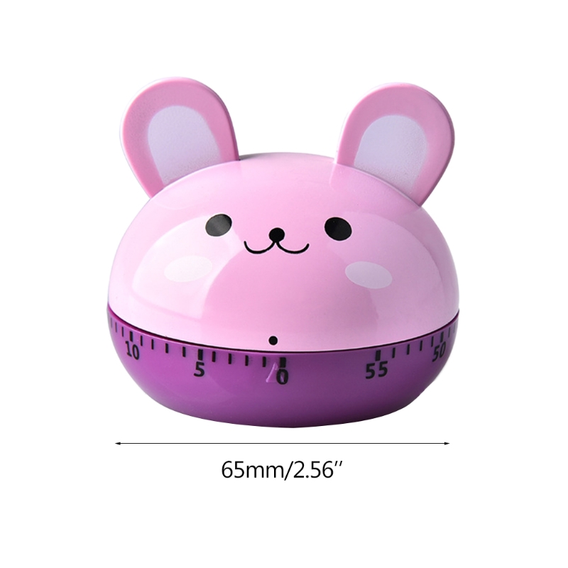 Minuteur mécanique de cuisine 60 Minutes, machine de cuisson ABS, horloge, alarme forte, compteurs, minuterie manuelle, directe