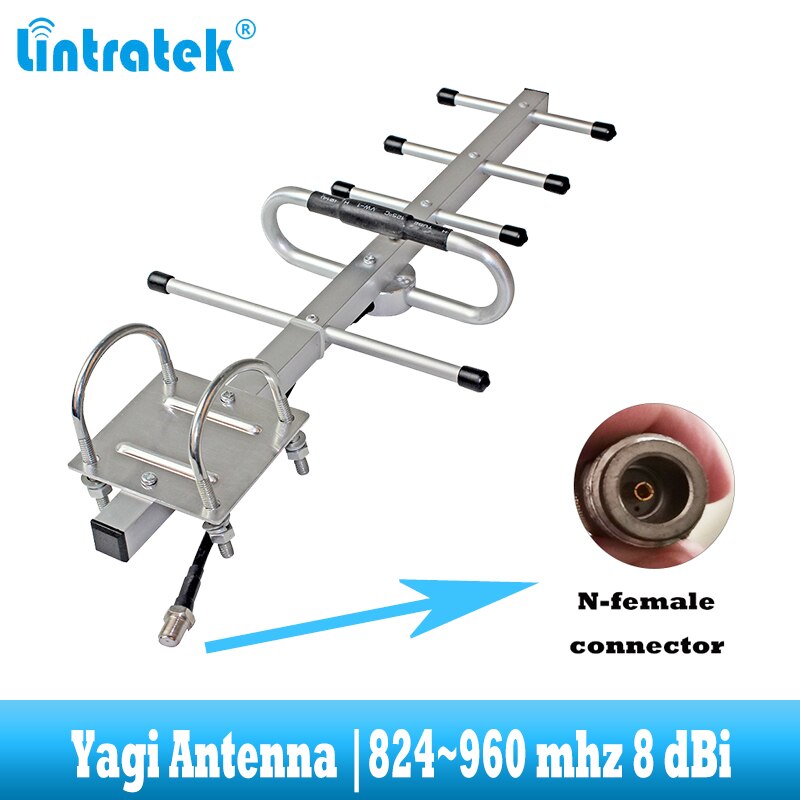 Lintratek gsm esterna amplificatore di segnale antenna 8 dbi CDMA 850 900 telefono delle cellule del ripetitore EGSM booster Yagi esterno antenna esterna