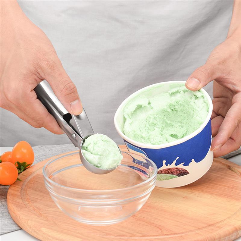 Kitchen Stainless Steel Ice Cream Spoon Scoop Home Tableware Spoon For Ice Cream Frozen Yogurt Ice Cream Spoon