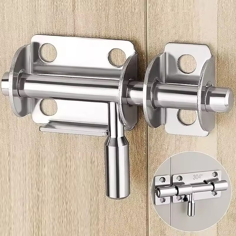 Stainless Steel Door Lock Small Security Door Bolt Window Latch Heavy Duty Sliding Gate Tower Bolts Latch Catch Home Bolt Locks