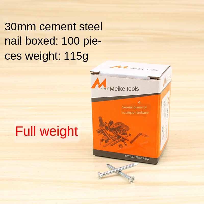 Stål negle cement negle væg negle runde negle høj styrke metal jern negle mursten søm særlige beton negle dekoration krog: 30mm