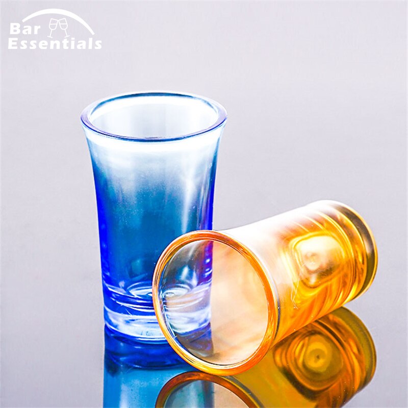 35ml Acrylic Shot Cup Spirits Vodka Drink Cup Liquor Alcohol Goblet Whisky Cup Bar KTV Color Wine Cup