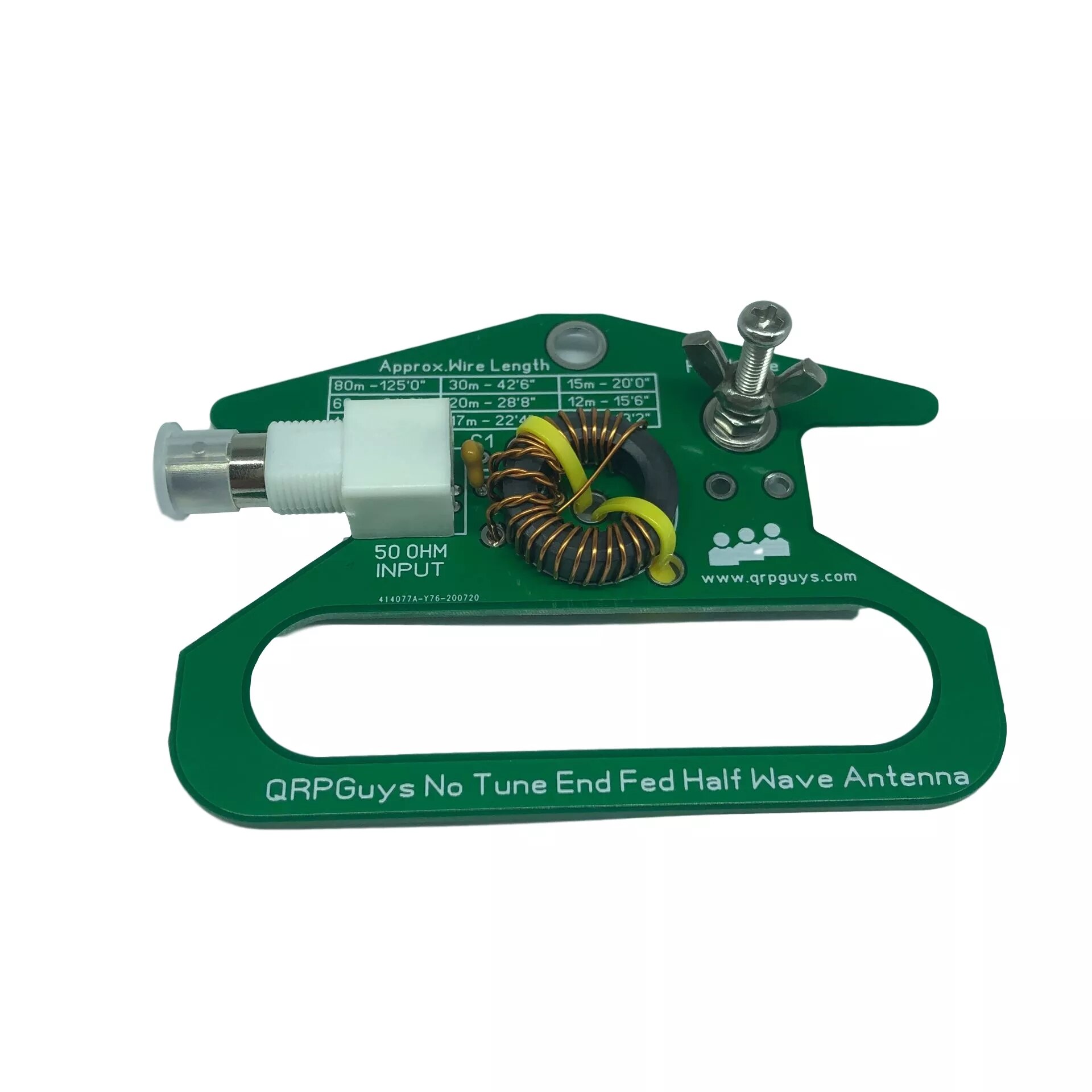 DIY Portable No Tune End Fed Half Wave Antenna 50Ohm Single-Band 80M-10M End-Feed Half-Wave Linear Antenna: Finished product