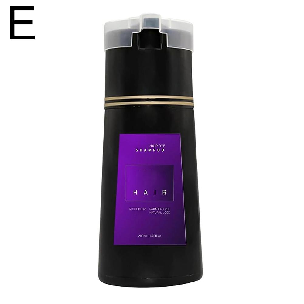 Haarkleurshampoo voor grijs haar 3-in-1 zwarte haarverfshampoo voor dames heren Natuurlijke kruidenveiligheid Voedende haarverzorgingscrème